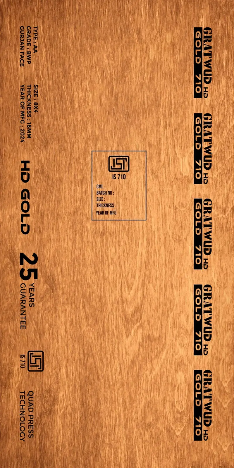 Red Prime Gold 710 Plywood