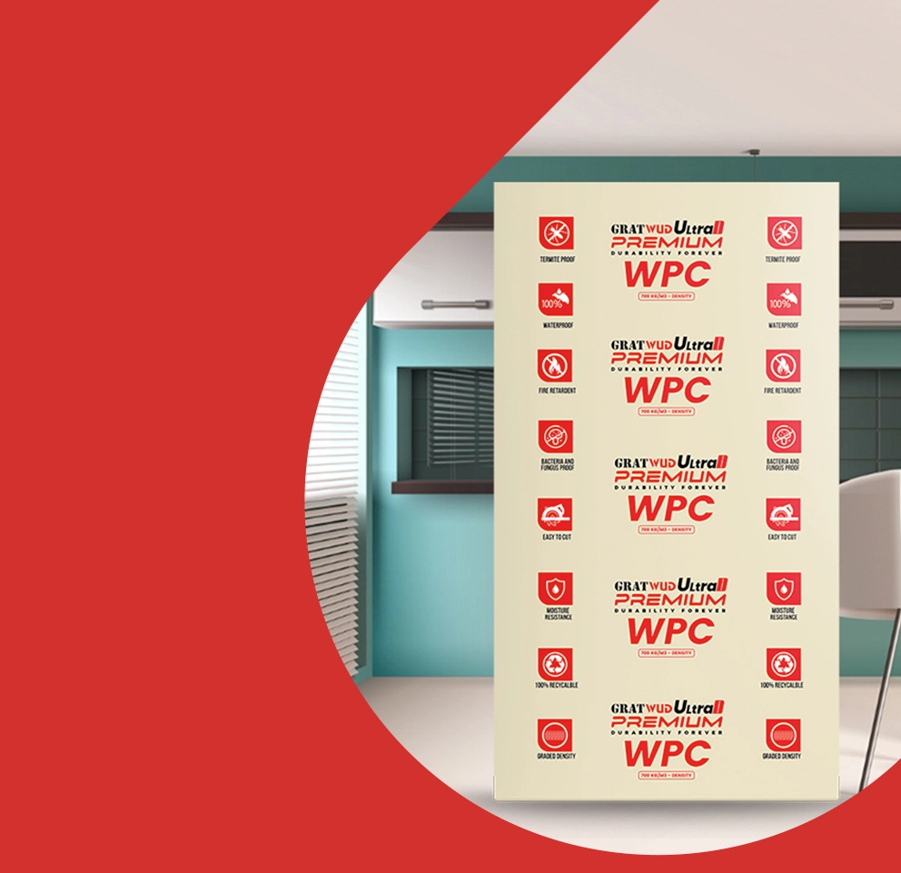 Gratwud Diamond Plus 0.8 density PVC foam board mobile mockup image